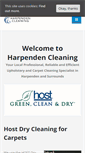 Mobile Screenshot of harpendencleaning.co.uk